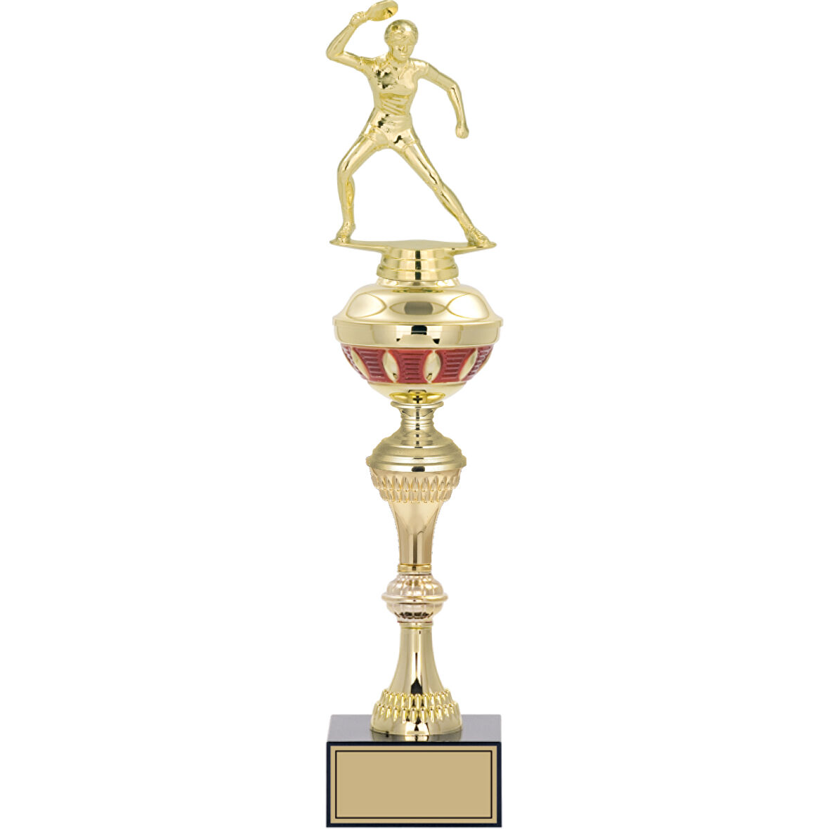 ODAK KUPA - Figürlü Kupalar - Masa Tenisi Kadın Figürlü Kupalar FG-064 C - 44 cm