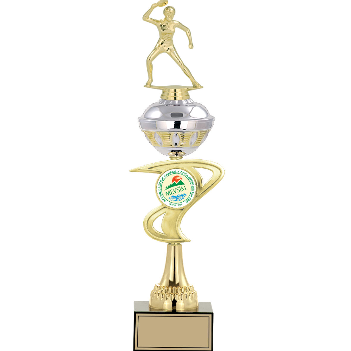 ODAK KUPA - Figürlü Kupalar - Masa Tenisi Kadın Figürlü Kupalar FG-065 B - 45 cm