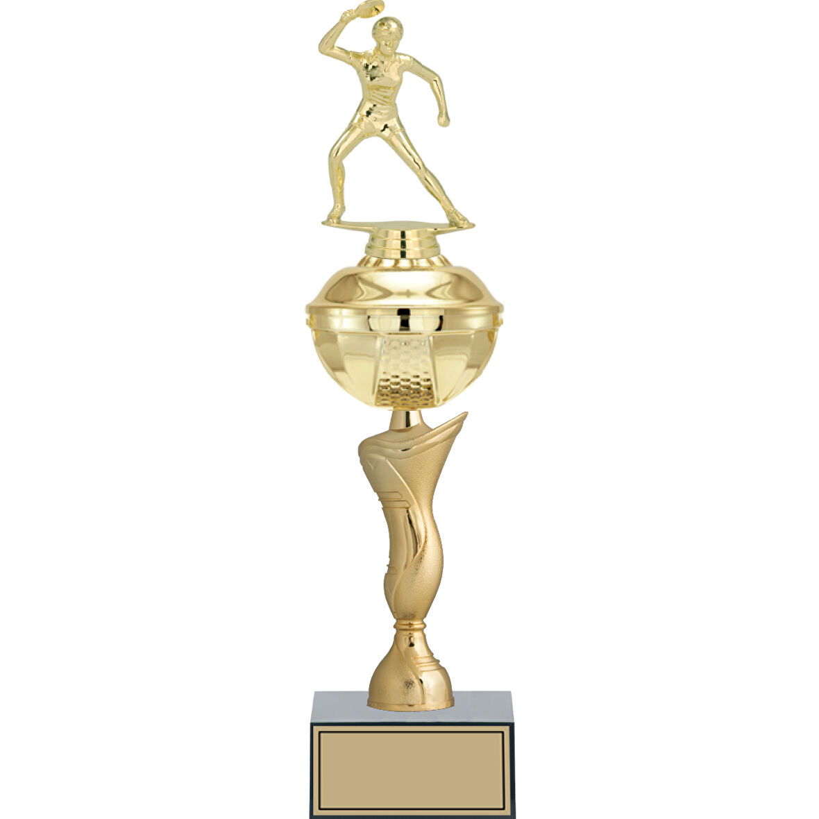 ODAK KUPA - Figürlü Kupalar - Masa Tenisi Kadın Figürlü Kupalar FG-069 C - 44 cm