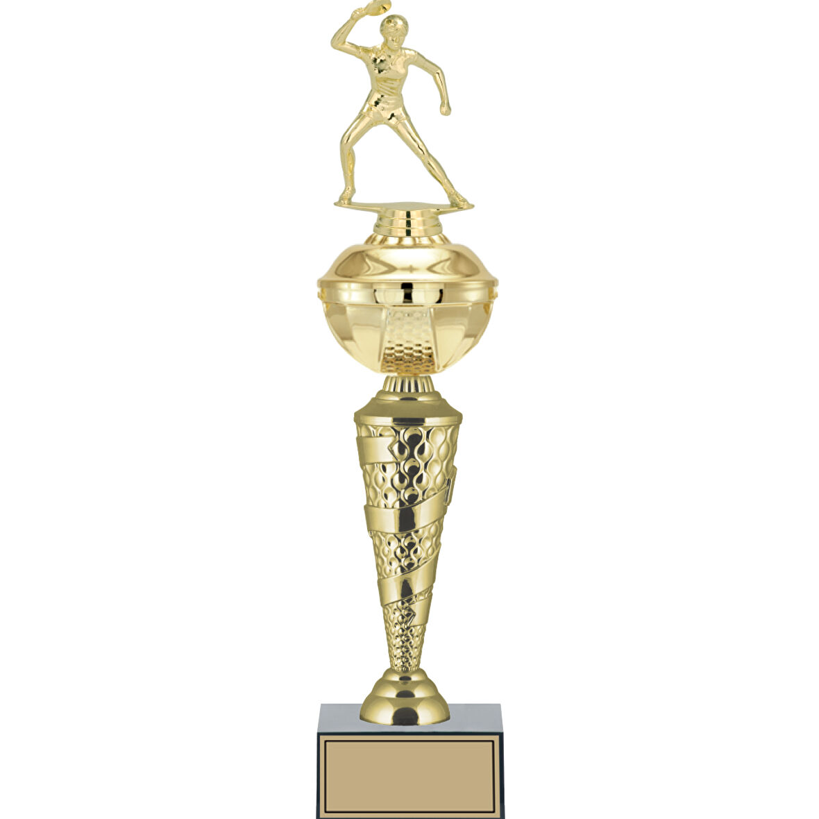 ODAK KUPA - Figürlü Kupalar - Masa Tenisi Kadın Figürlü Kupalar FG-075 C - 45 cm