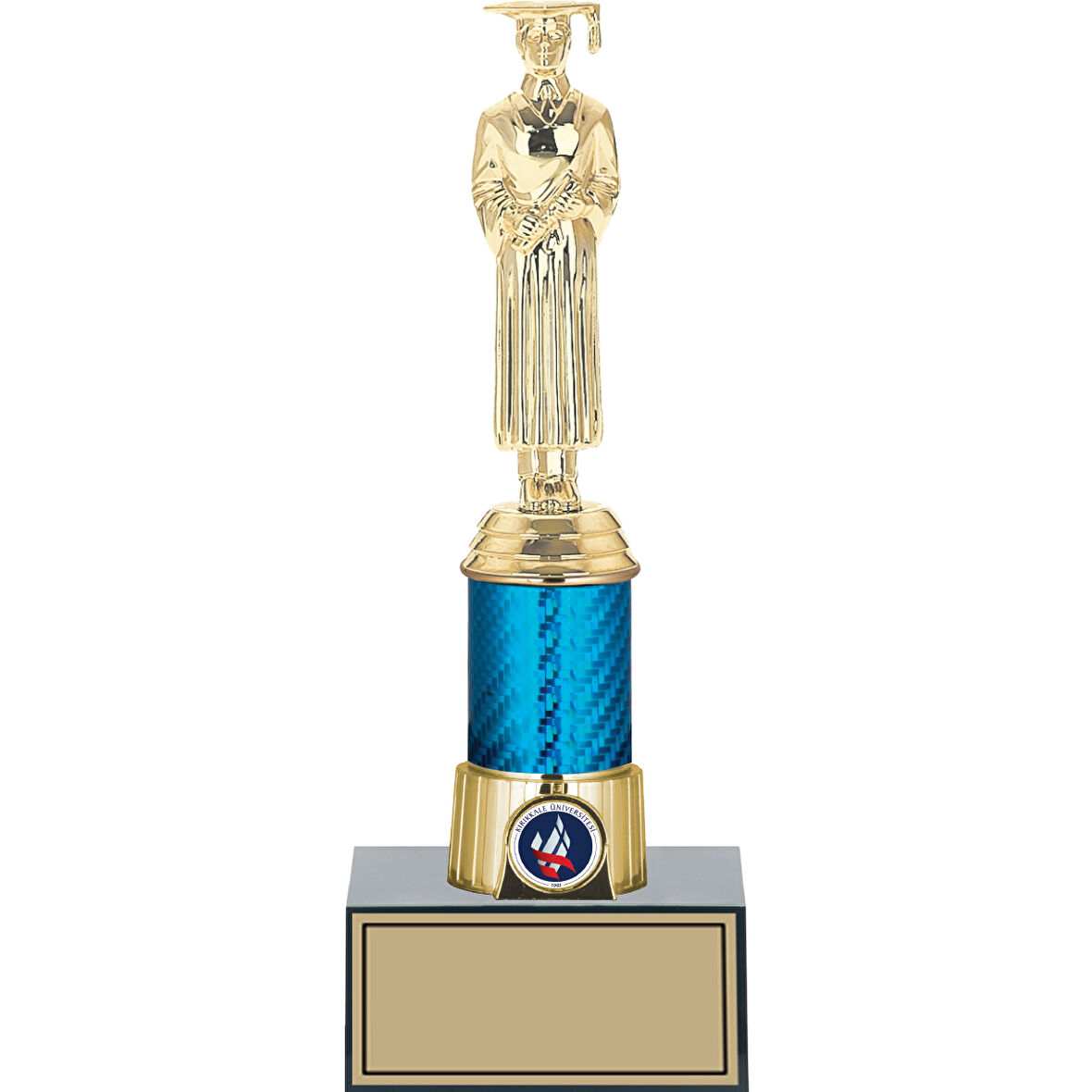 ODAK KUPA - Figürlü Kupalar - Mezuniyet Erkek Figürlü Kupalar FG-005 C - 27 cm