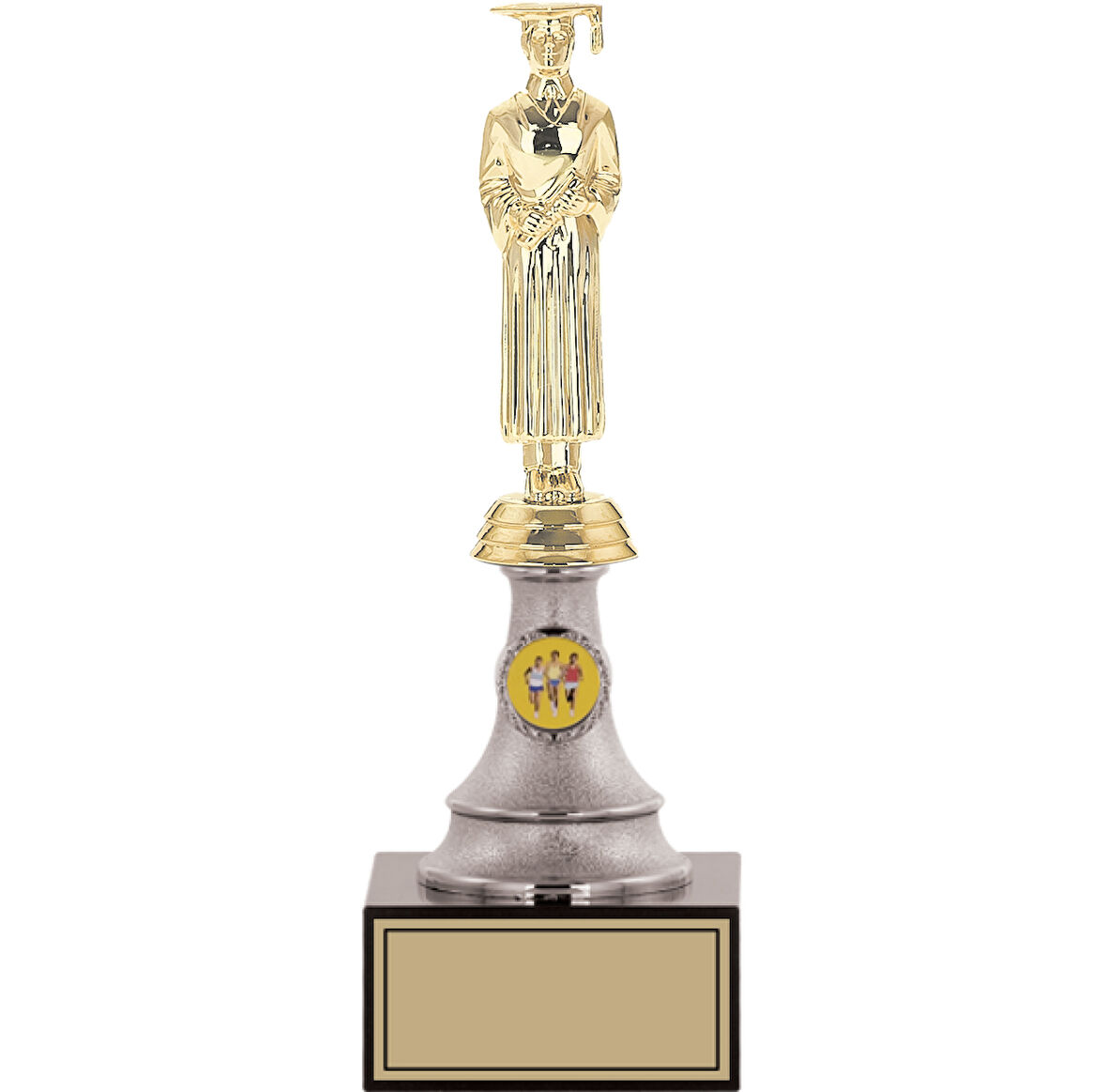 ODAK KUPA - Figürlü Kupalar - Mezuniyet Erkek Figürlü Kupalar FG-010 B - 27 cm