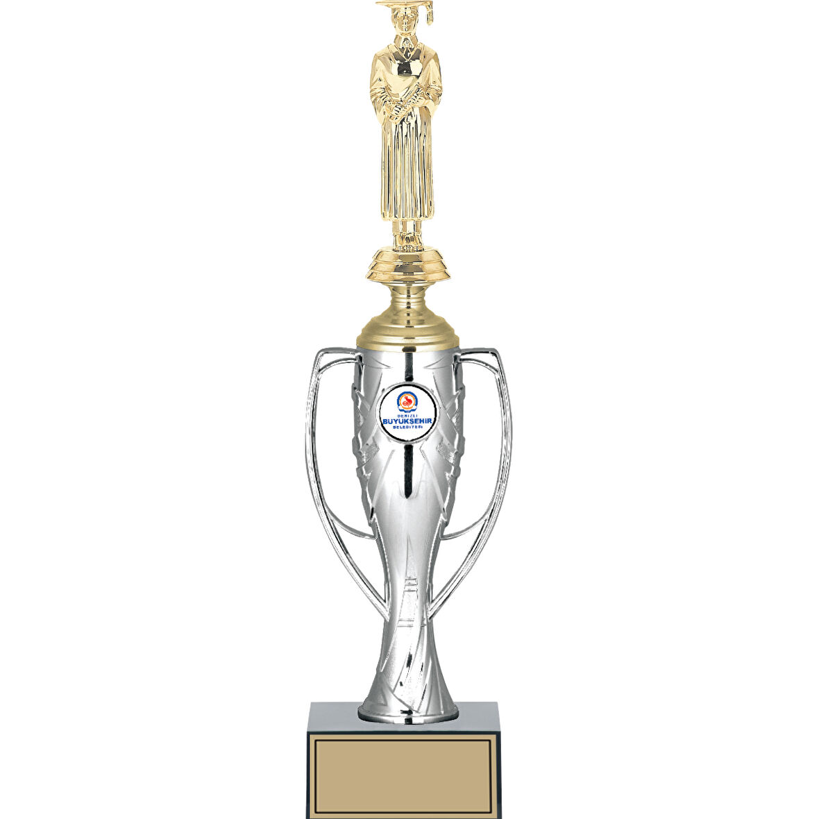 ODAK KUPA - Figürlü Kupalar - Mezuniyet Erkek Figürlü Kupalar FG-025 B - 38 cm