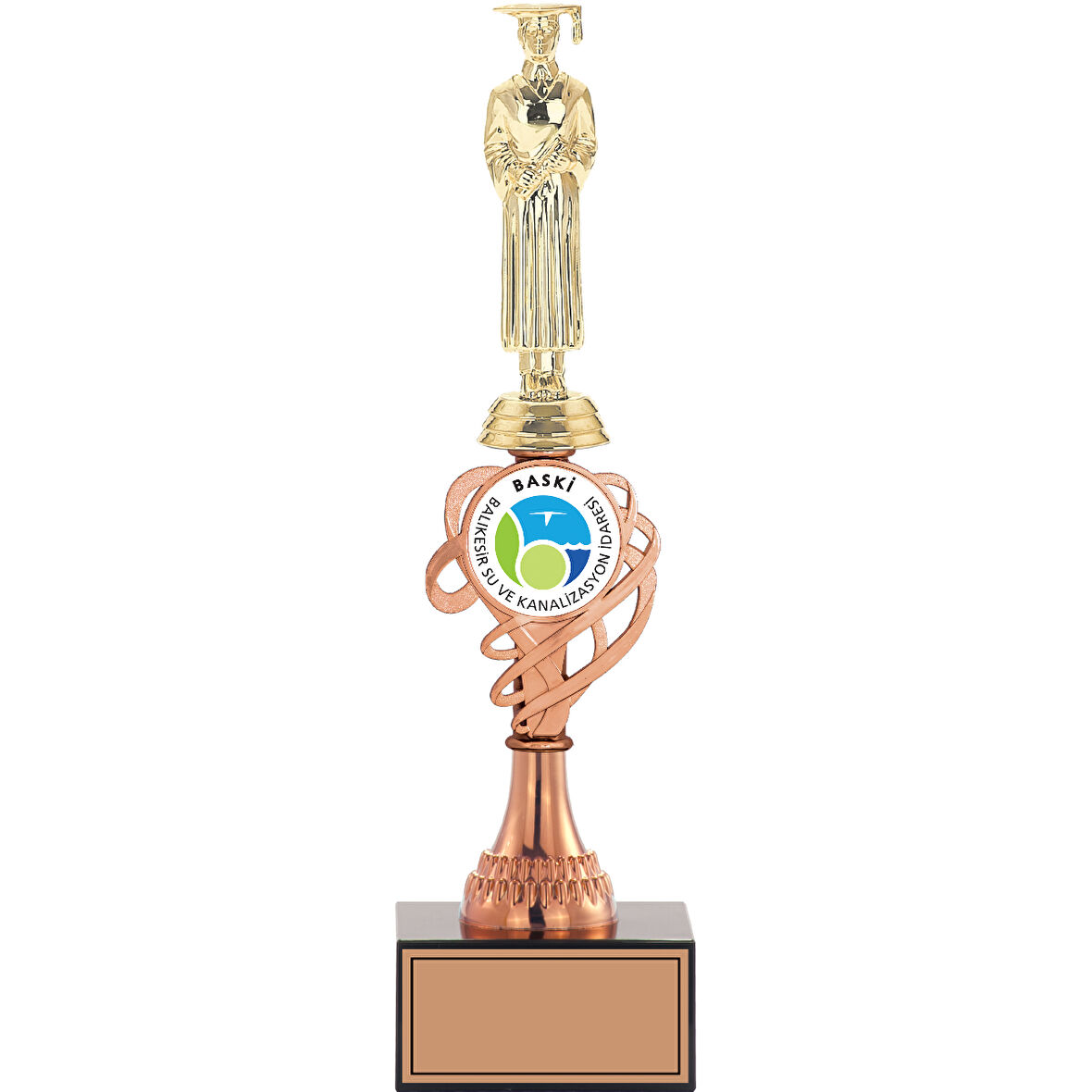 ODAK KUPA - Figürlü Kupalar - Mezuniyet Erkek Figürlü Kupalar FG-034 C - 34 cm