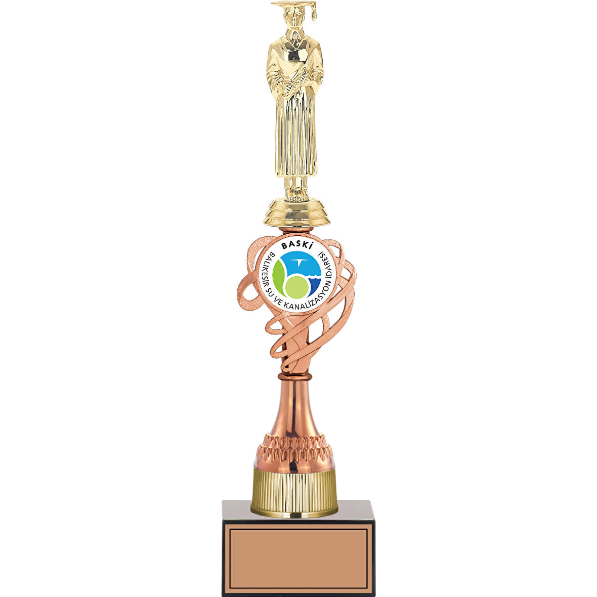 ODAK KUPA - Figürlü Kupalar - Mezuniyet Erkek Figürlü Kupalar FG-036 C - 37 cm