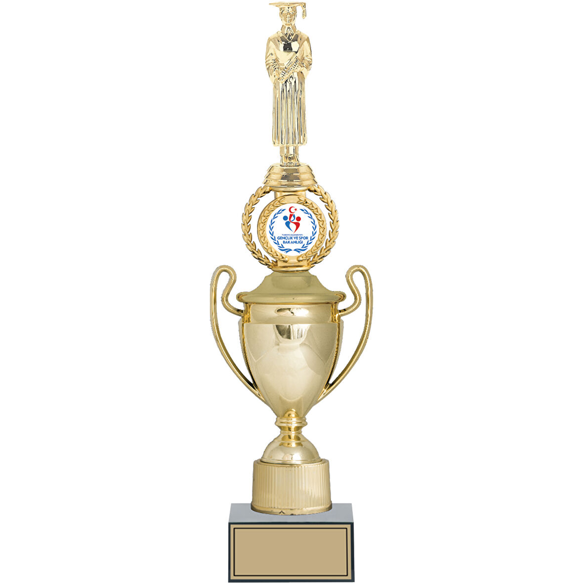 ODAK KUPA - Figürlü Kupalar - Mezuniyet Erkek Figürlü Kupalar FG-037 B - 45 cm