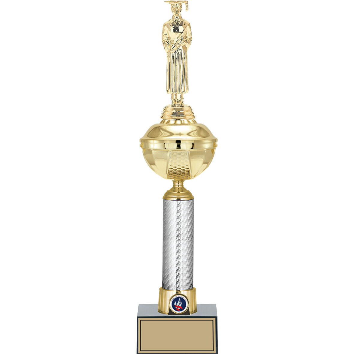 ODAK KUPA - Figürlü Kupalar - Mezuniyet Erkek Figürlü Kupalar FG-057 A - 46 cm