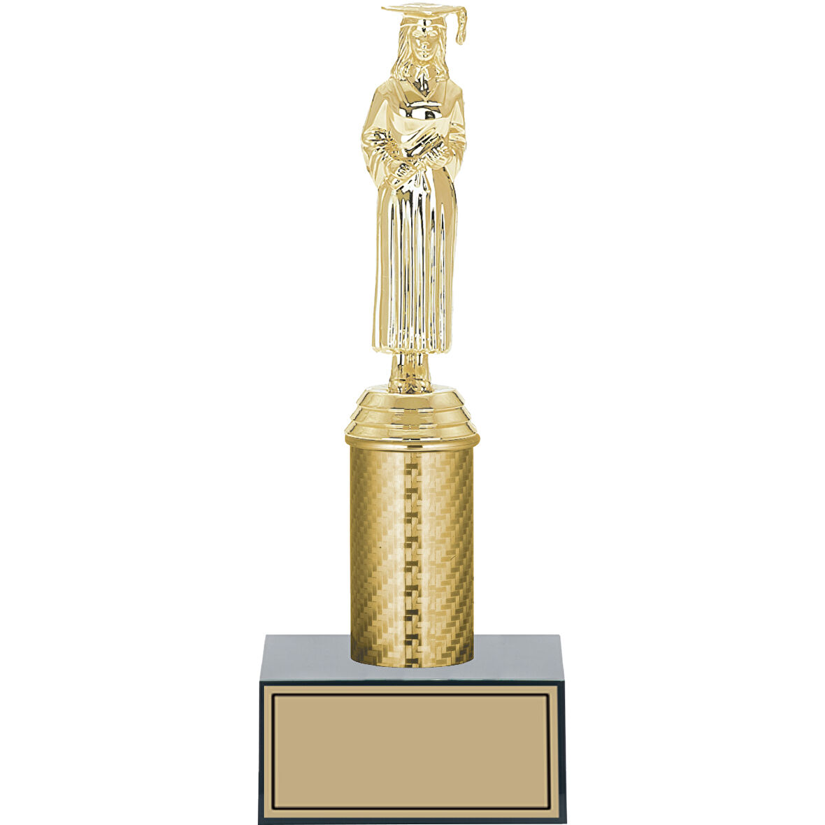 ODAK KUPA - Figürlü Kupalar - Mezuniyet Kadın Figürlü Kupalar FG-007 C - 25 cm