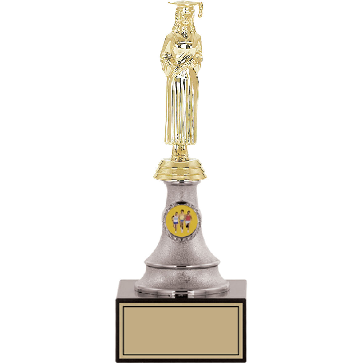 ODAK KUPA - Figürlü Kupalar - Mezuniyet Kadın Figürlü Kupalar FG-010 B - 27 cm