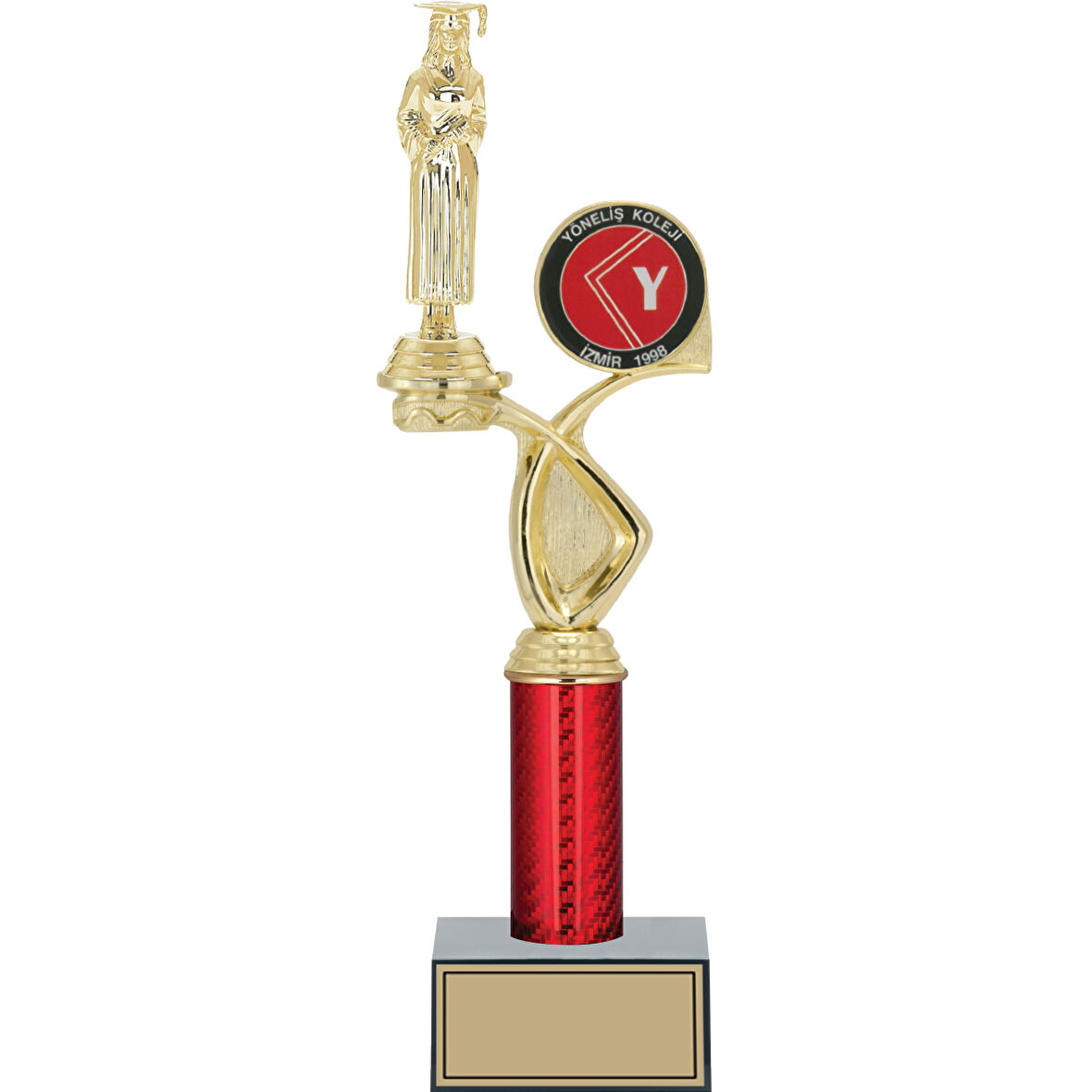 ODAK KUPA - Figürlü Kupalar - Mezuniyet Kadın Figürlü Kupalar FG-016 B - 37 cm