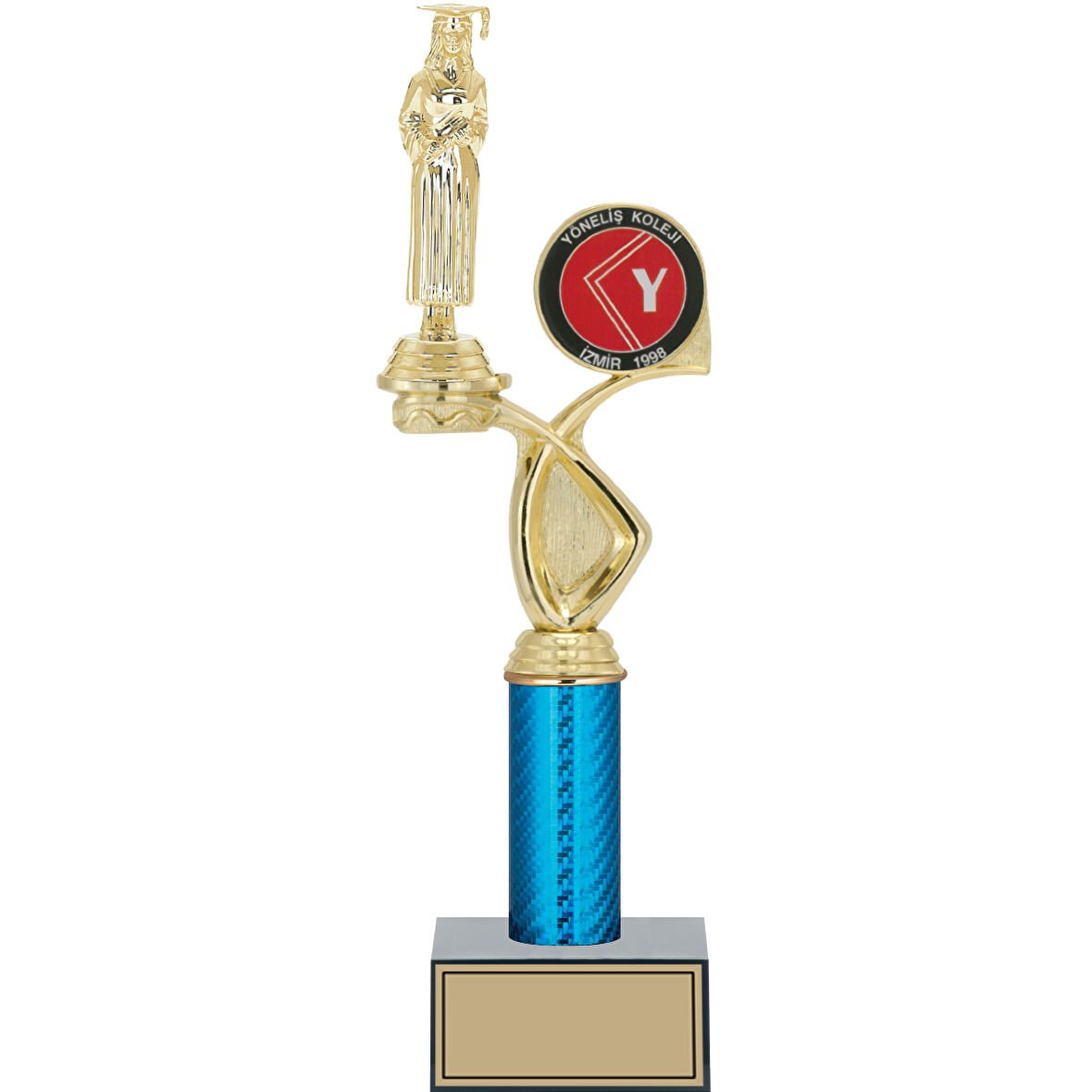 ODAK KUPA - Figürlü Kupalar - Mezuniyet Kadın Figürlü Kupalar FG-017 B - 37 cm