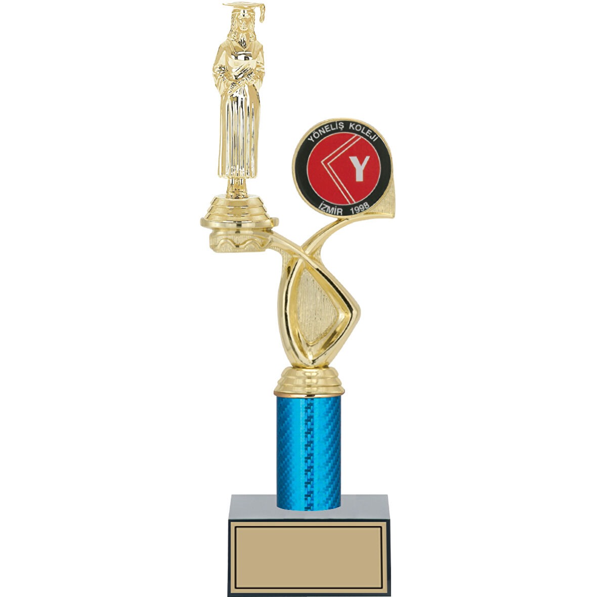 ODAK KUPA - Figürlü Kupalar - Mezuniyet Kadın Figürlü Kupalar FG-017 C - 35 cm