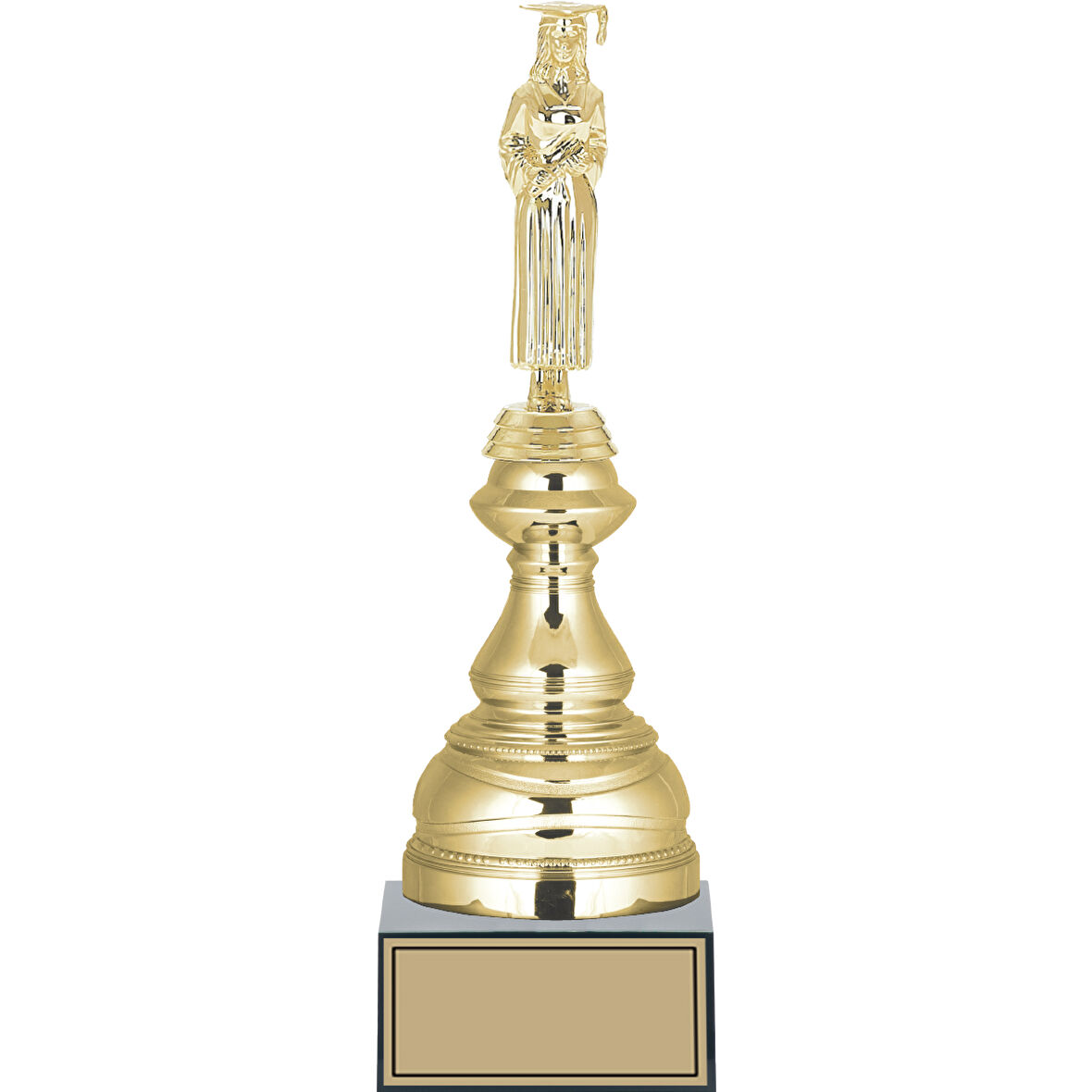 ODAK KUPA - Figürlü Kupalar - Mezuniyet Kadın Figürlü Kupalar FG-024 A - 32 cm