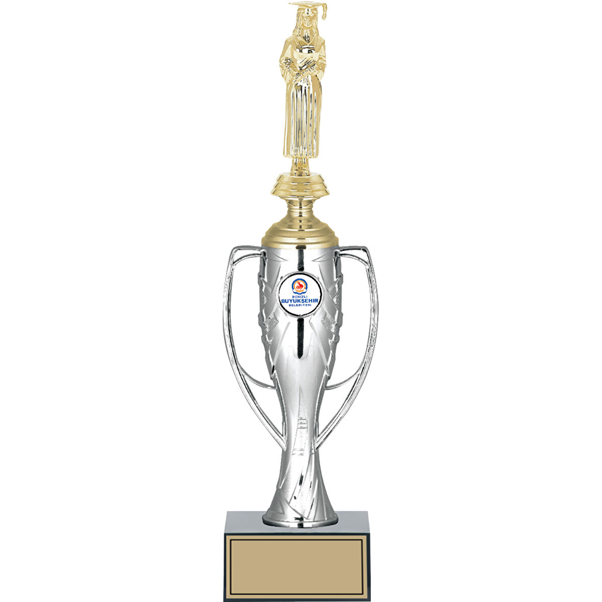 ODAK KUPA - Figürlü Kupalar - Mezuniyet Kadın Figürlü Kupalar FG-025 B - 38 cm