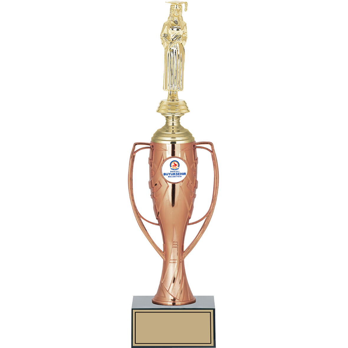 ODAK KUPA - Figürlü Kupalar - Mezuniyet Kadın Figürlü Kupalar FG-025 C - 38 cm