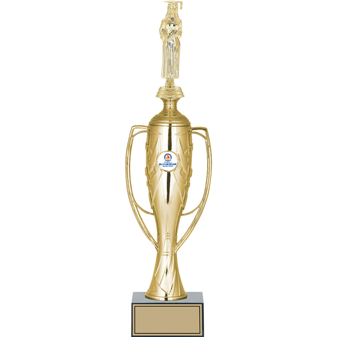 ODAK KUPA - Figürlü Kupalar - Mezuniyet Kadın Figürlü Kupalar FG-026 A - 44 cm