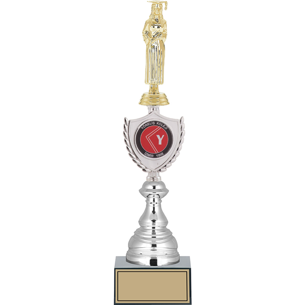 ODAK KUPA - Figürlü Kupalar - Mezuniyet Kadın Figürlü Kupalar FG-035 C - 39 cm