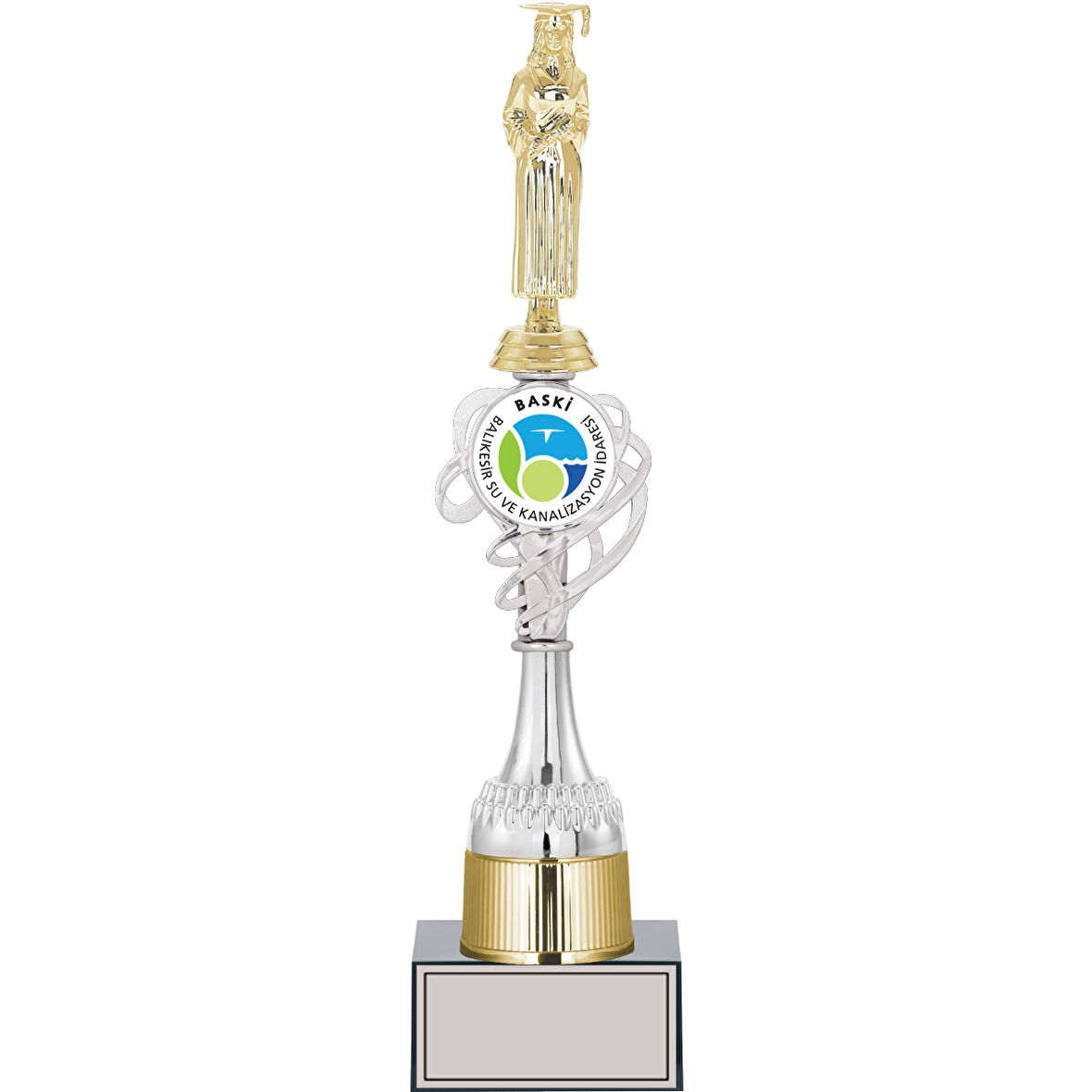 ODAK KUPA - Figürlü Kupalar - Mezuniyet Kadın Figürlü Kupalar FG-036 B - 40 cm