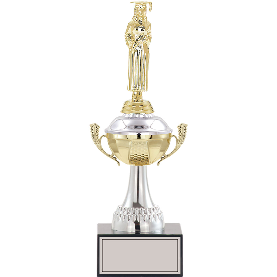 ODAK KUPA - Figürlü Kupalar - Mezuniyet Kadın Figürlü Kupalar FG-046 B - 33 cm