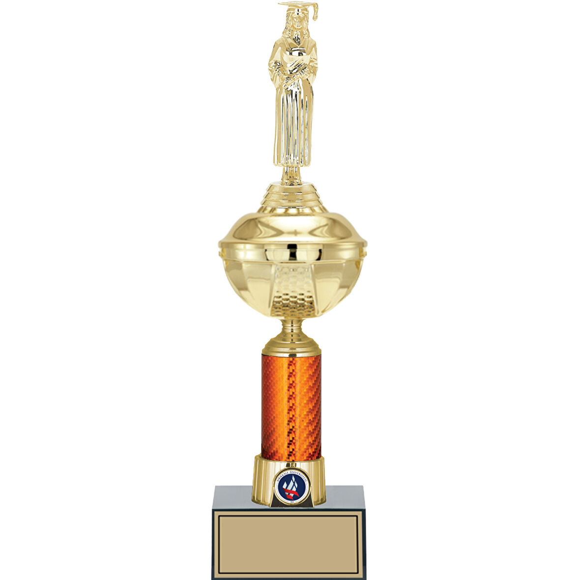 ODAK KUPA - Figürlü Kupalar - Mezuniyet Kadın Figürlü Kupalar FG-055 C - 41 cm