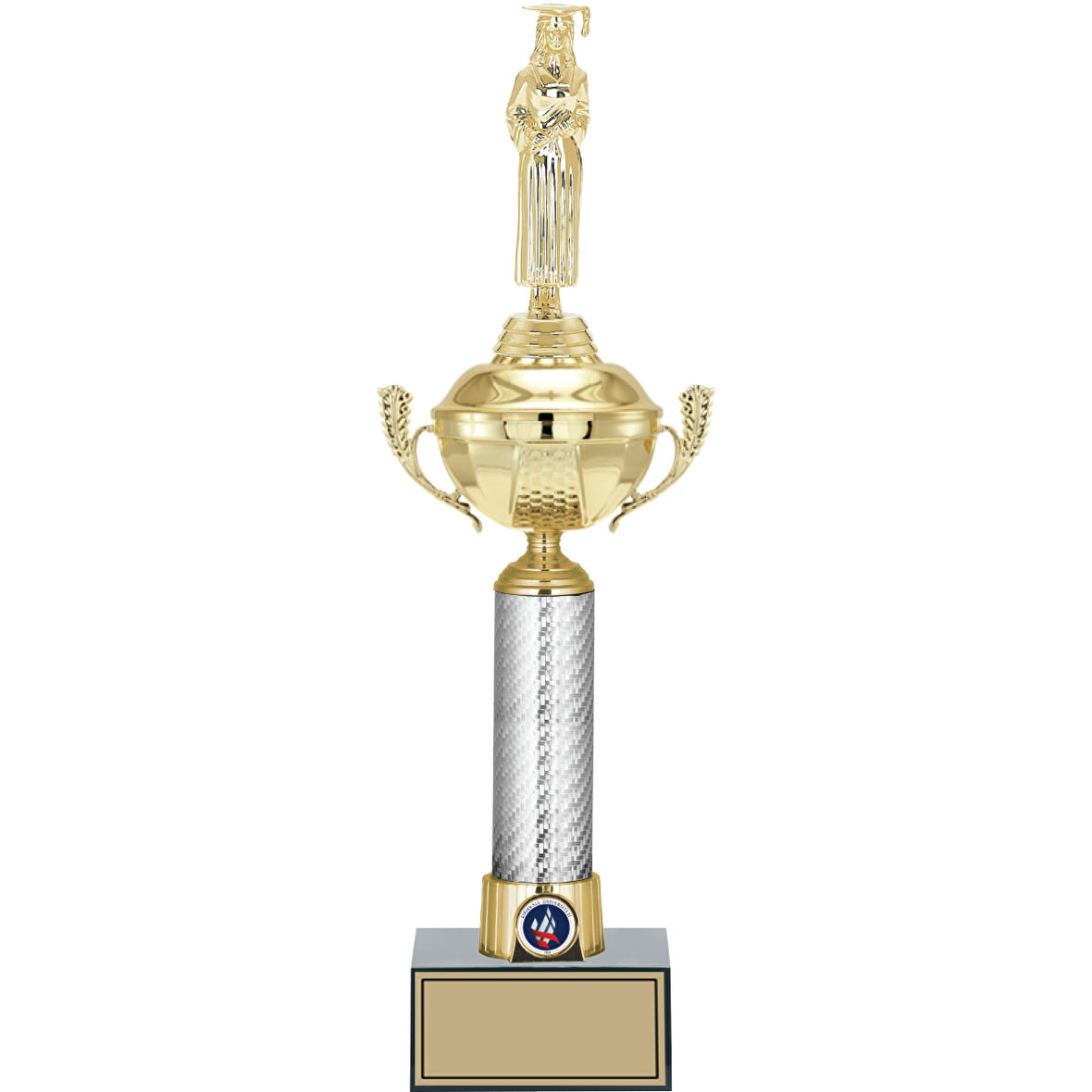 ODAK KUPA - Figürlü Kupalar - Mezuniyet Kadın Figürlü Kupalar FG-058 A - 46 cm