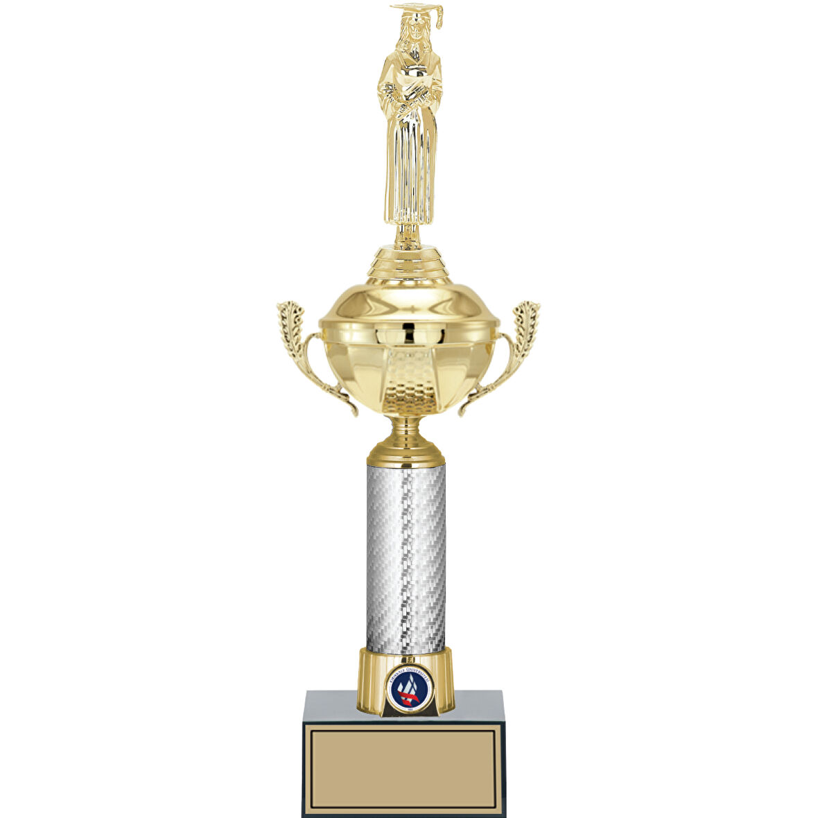 ODAK KUPA - Figürlü Kupalar - Mezuniyet Kadın Figürlü Kupalar FG-058 B - 43 cm