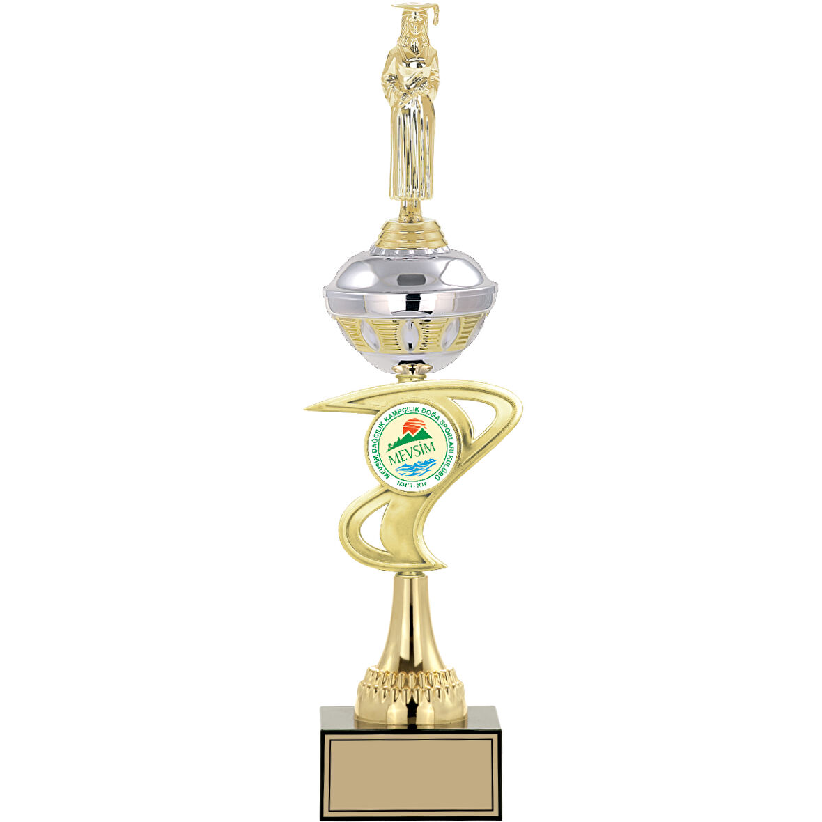 ODAK KUPA - Figürlü Kupalar - Mezuniyet Kadın Figürlü Kupalar FG-065 B - 46 cm