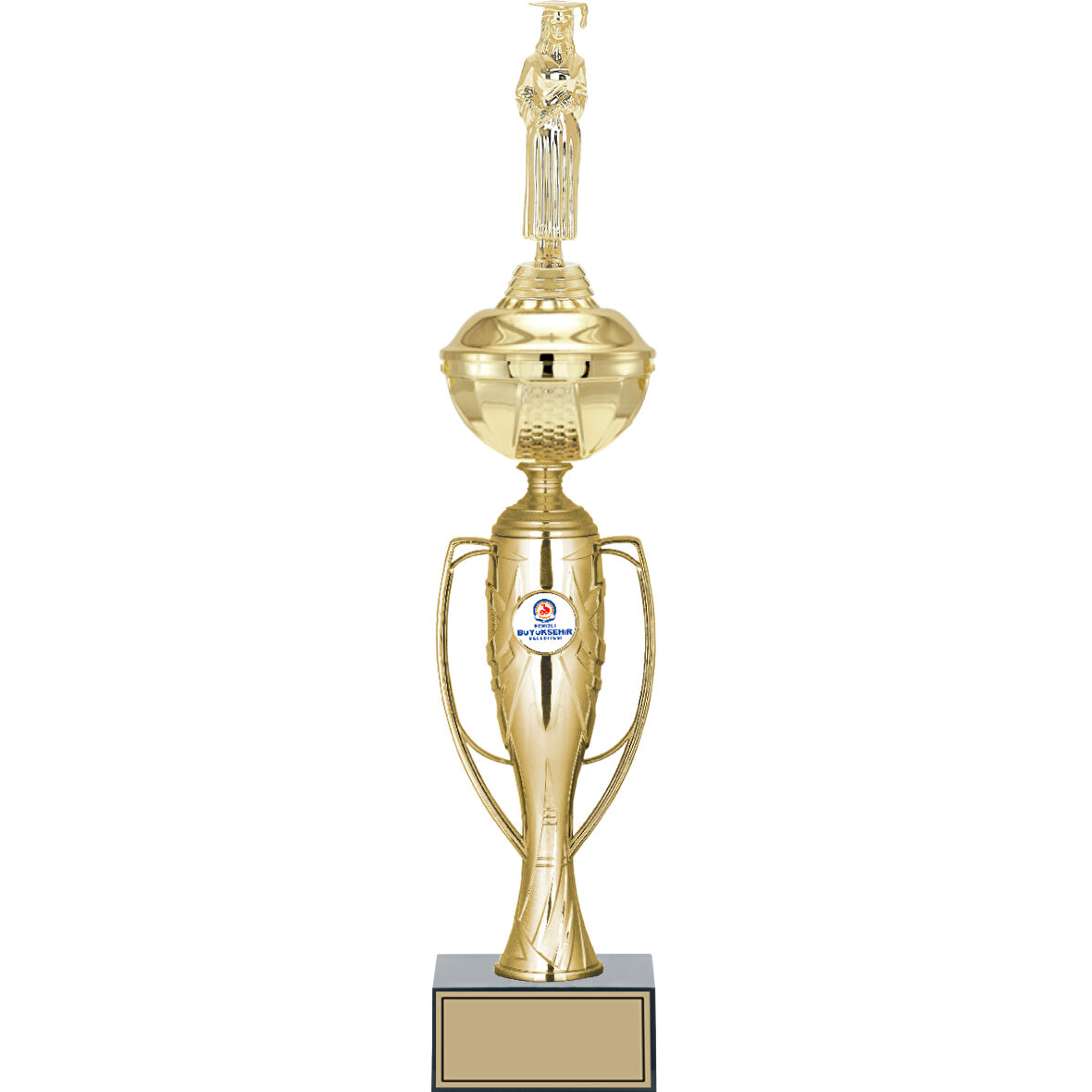 ODAK KUPA - Figürlü Kupalar - Mezuniyet Kadın Figürlü Kupalar FG-071 C - 48 cm