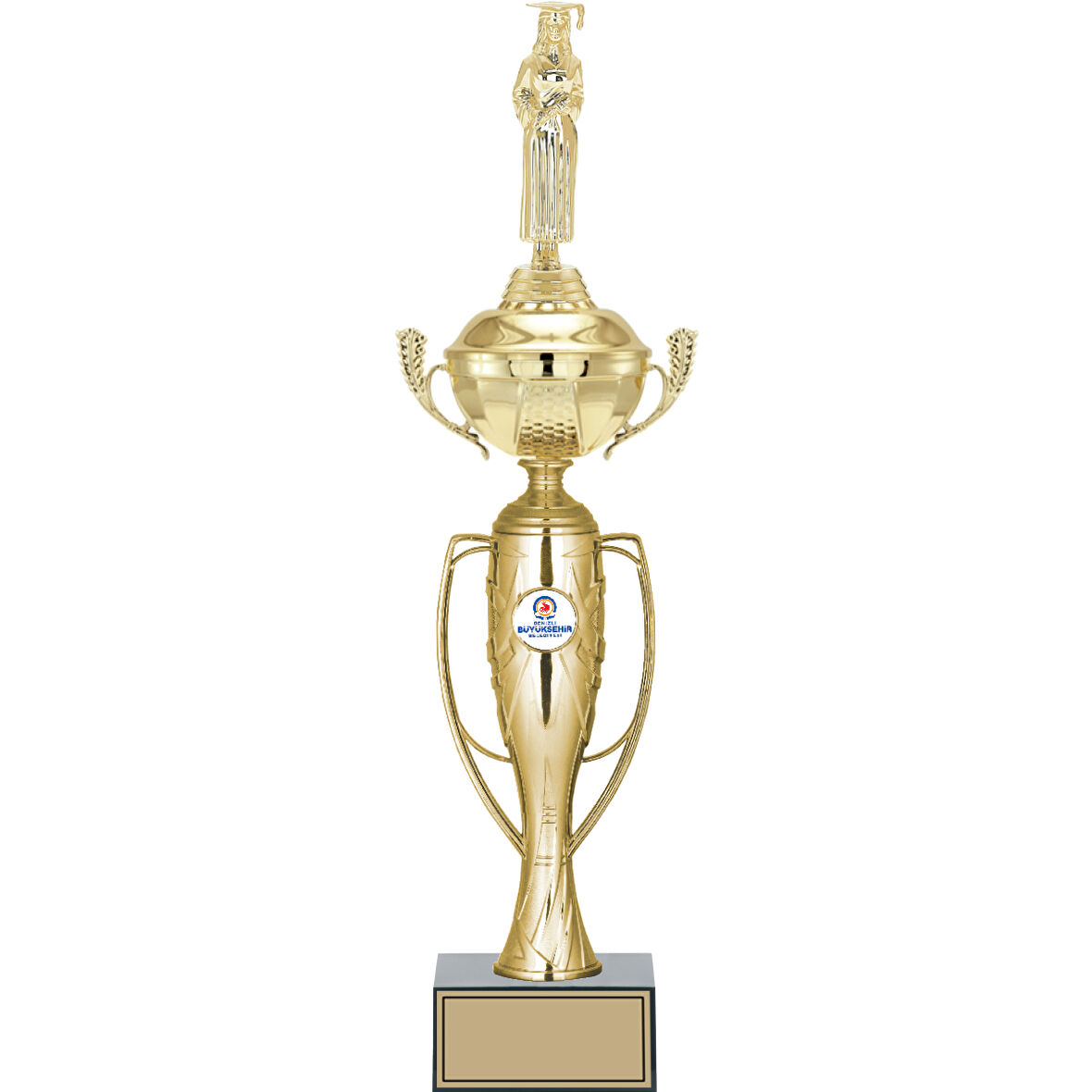 ODAK KUPA - Figürlü Kupalar - Mezuniyet Kadın Figürlü Kupalar FG-072 C - 48 cm