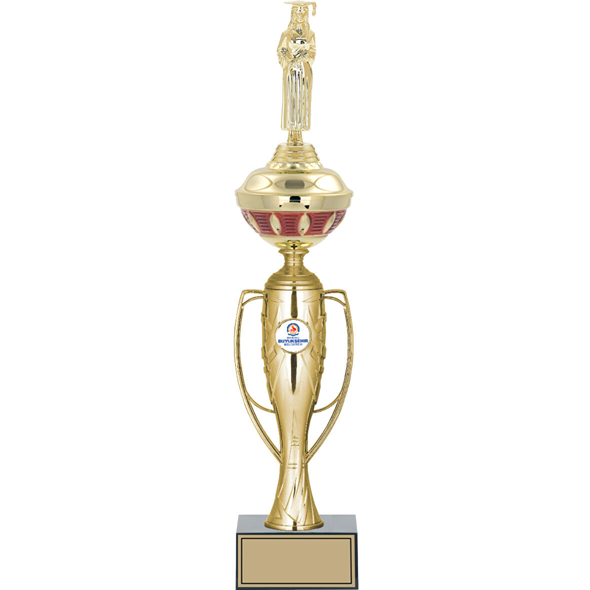 ODAK KUPA - Figürlü Kupalar - Mezuniyet Kadın Figürlü Kupalar FG-073 C - 48 cm