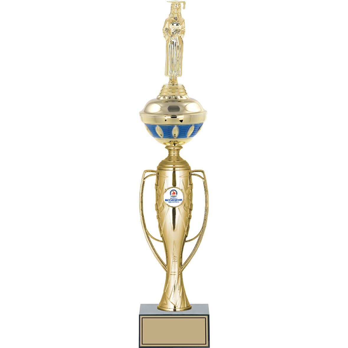 ODAK KUPA - Figürlü Kupalar - Mezuniyet Kadın Figürlü Kupalar FG-074 C - 48 cm