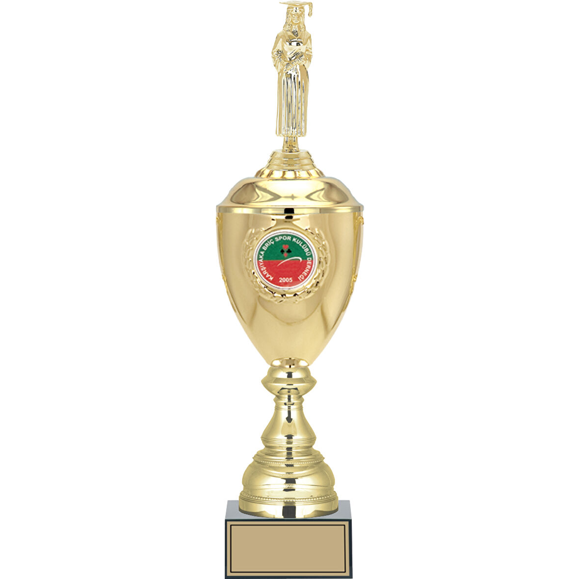 ODAK KUPA - Figürlü Kupalar - Mezuniyet Kadın Figürlü Kupalar FG-079 B - 49 cm
