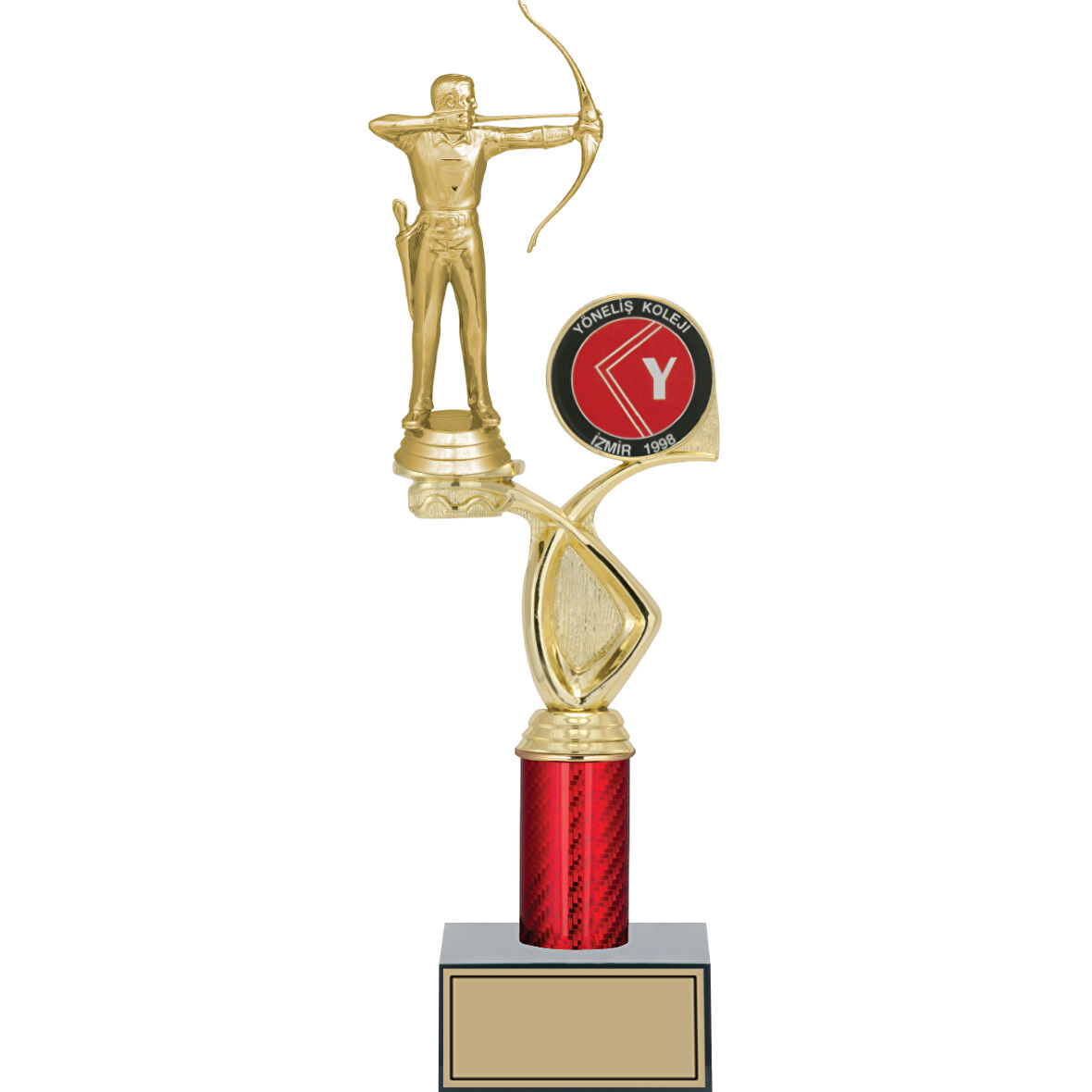 ODAK KUPA - Figürlü Kupalar - Okçu Figürlü Kupalar FG-016 C - 35 cm