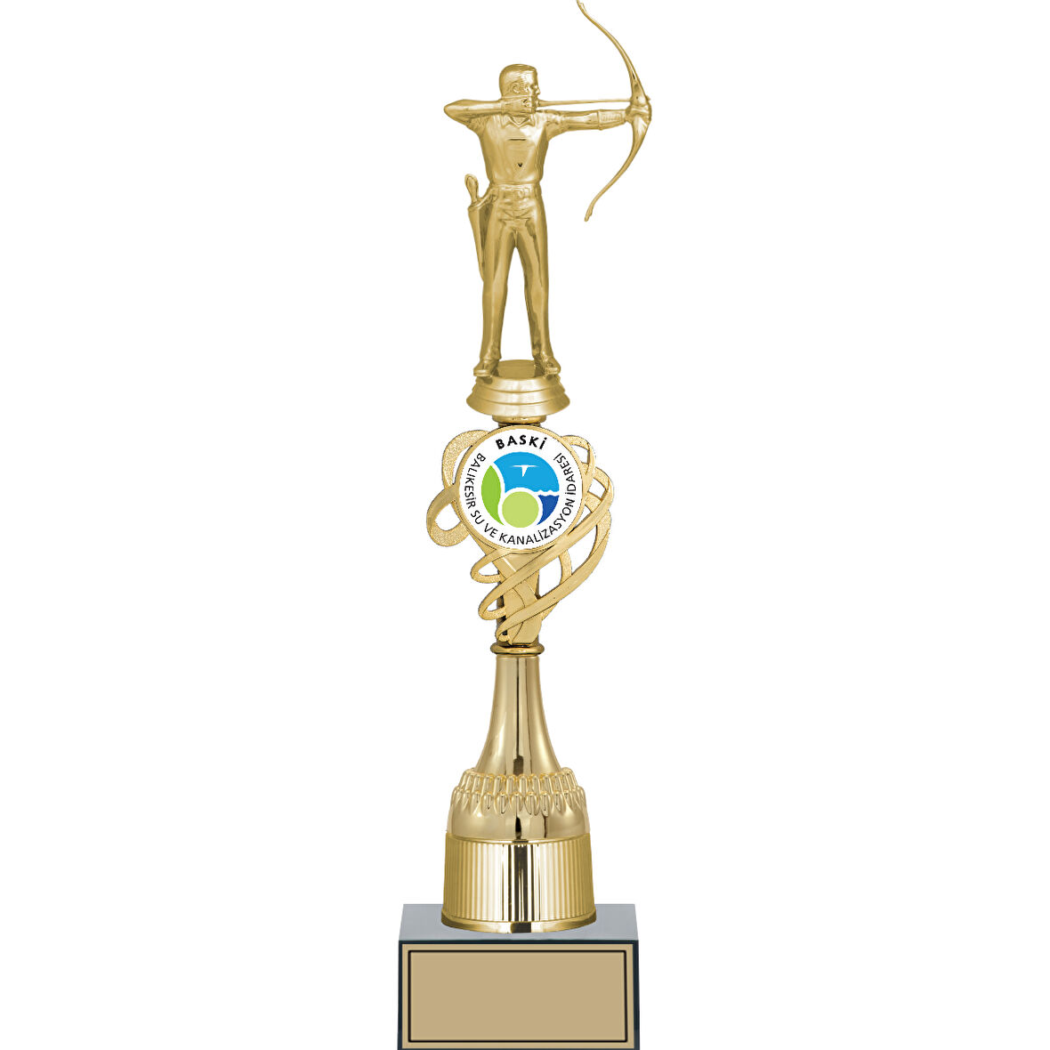 ODAK KUPA - Figürlü Kupalar - Okçu Figürlü Kupalar FG-033 B - 41 cm