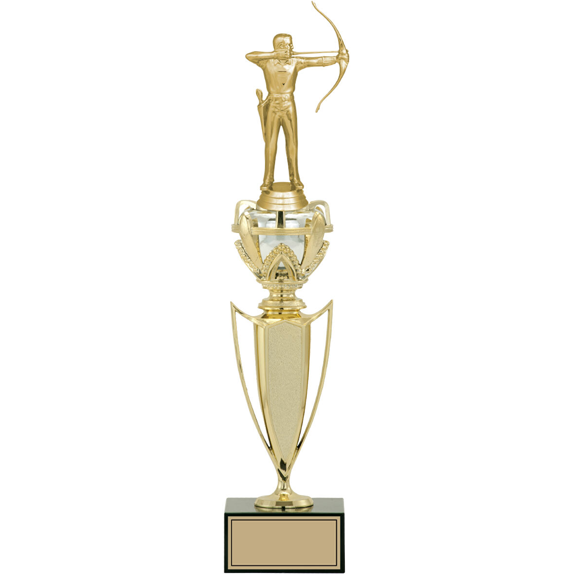 ODAK KUPA - Figürlü Kupalar - Okçu Figürlü Kupalar FG-044 A - 43 cm