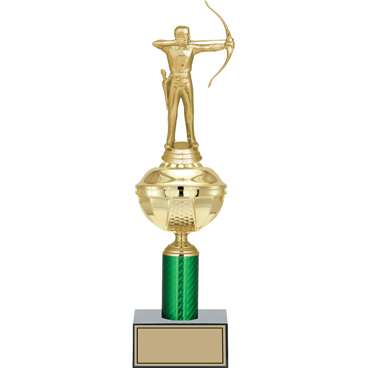 ODAK KUPA - Figürlü Kupalar - Okçu Figürlü Kupalar FG-049 C - 37 cm