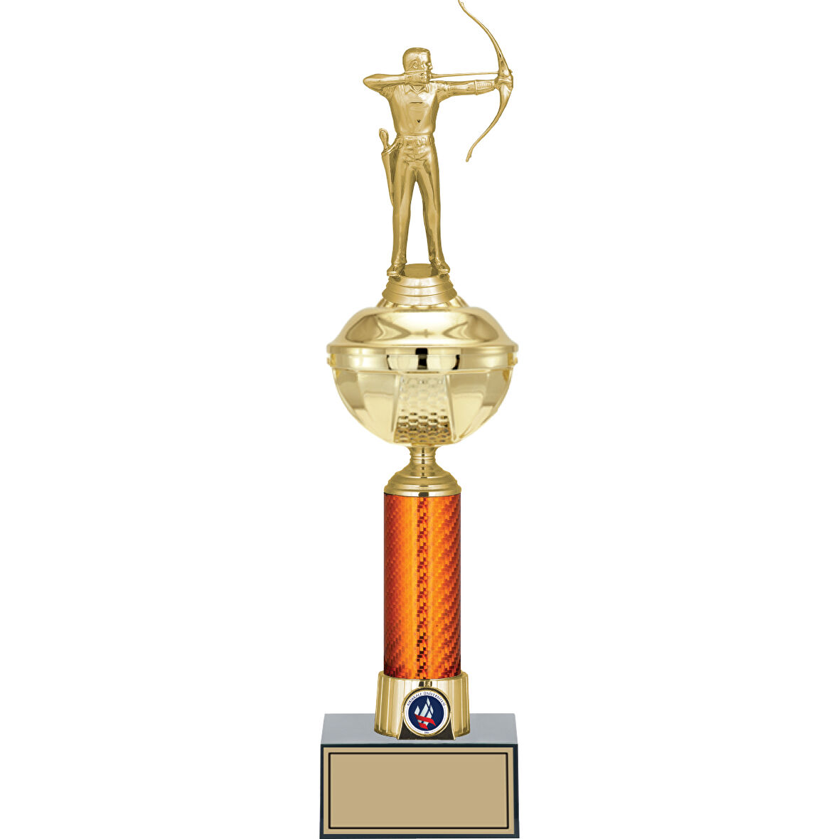 ODAK KUPA - Figürlü Kupalar - Okçu Figürlü Kupalar FG-055 B - 44 cm