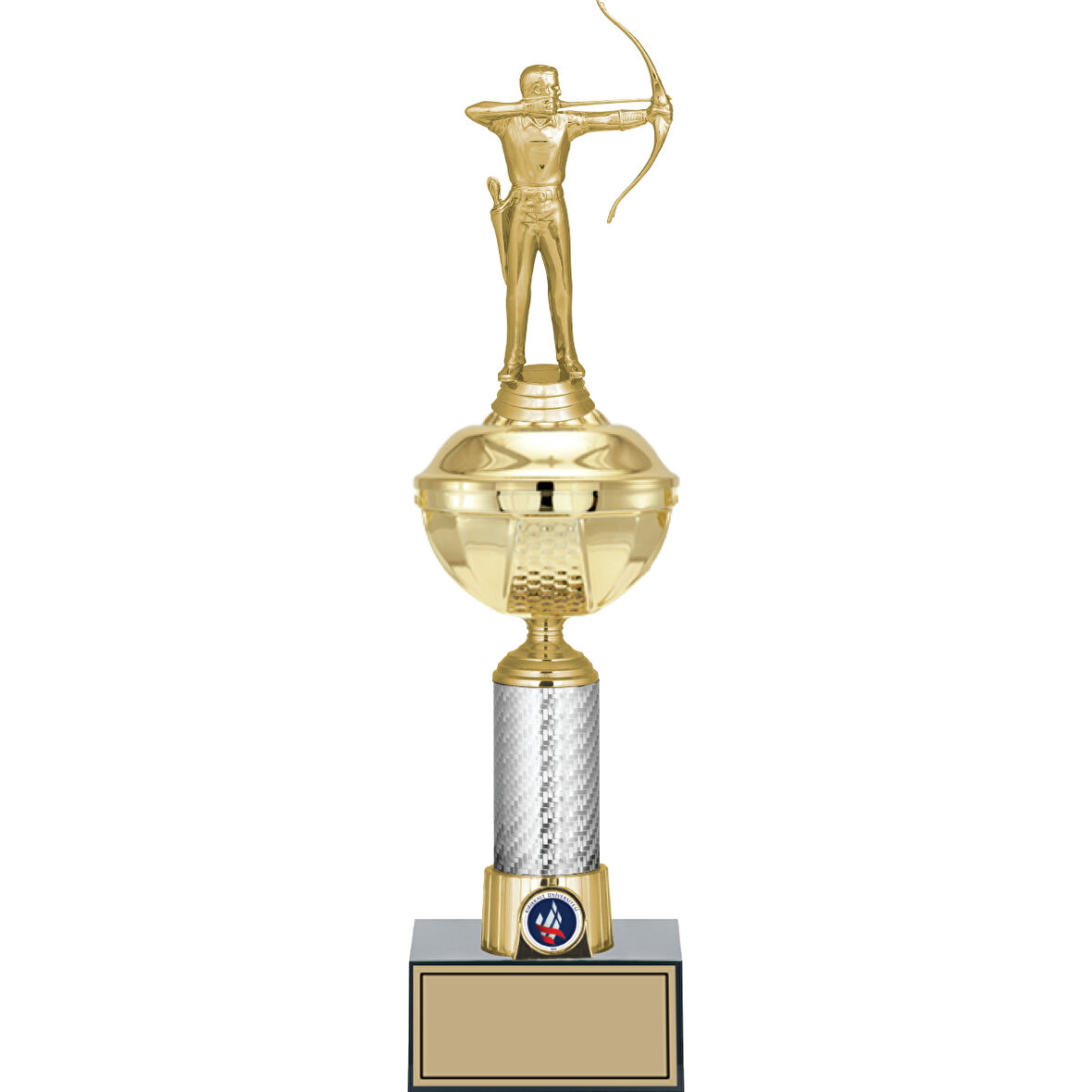 ODAK KUPA - Figürlü Kupalar - Okçu Figürlü Kupalar FG-057 C - 41 cm