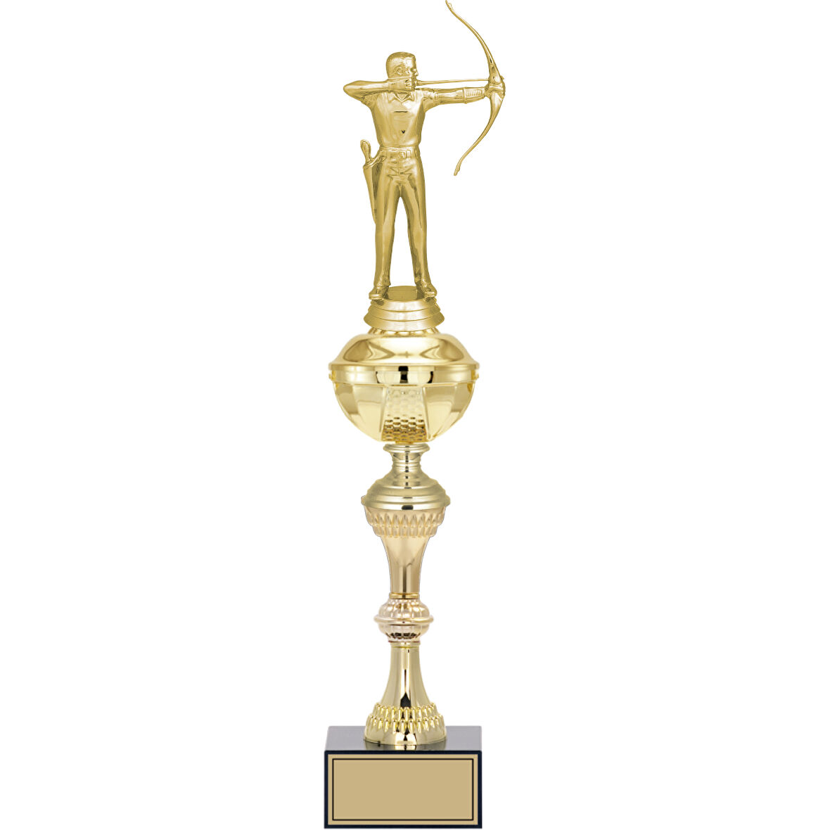 ODAK KUPA - Figürlü Kupalar - Okçu Figürlü Kupalar FG-061 C - 46 cm