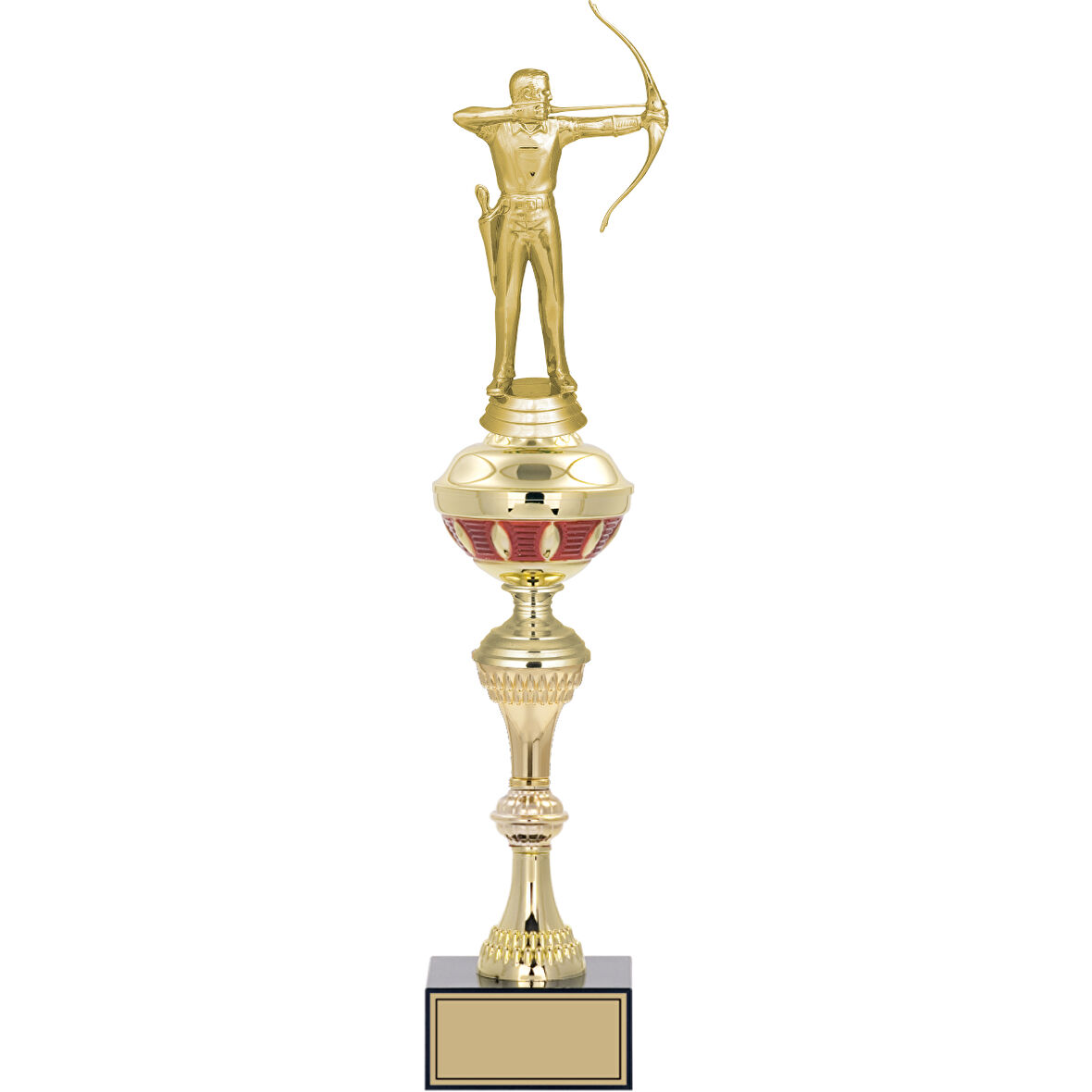 ODAK KUPA - Figürlü Kupalar - Okçu Figürlü Kupalar FG-064 C - 46 cm