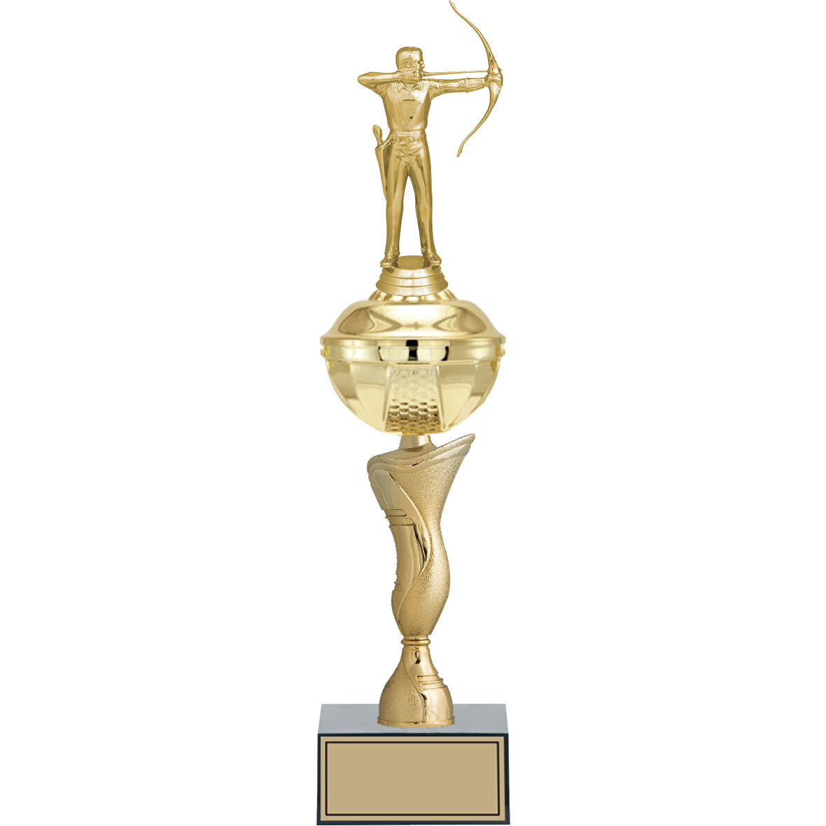 ODAK KUPA - Figürlü Kupalar - Okçu Figürlü Kupalar FG-069 B - 47 cm