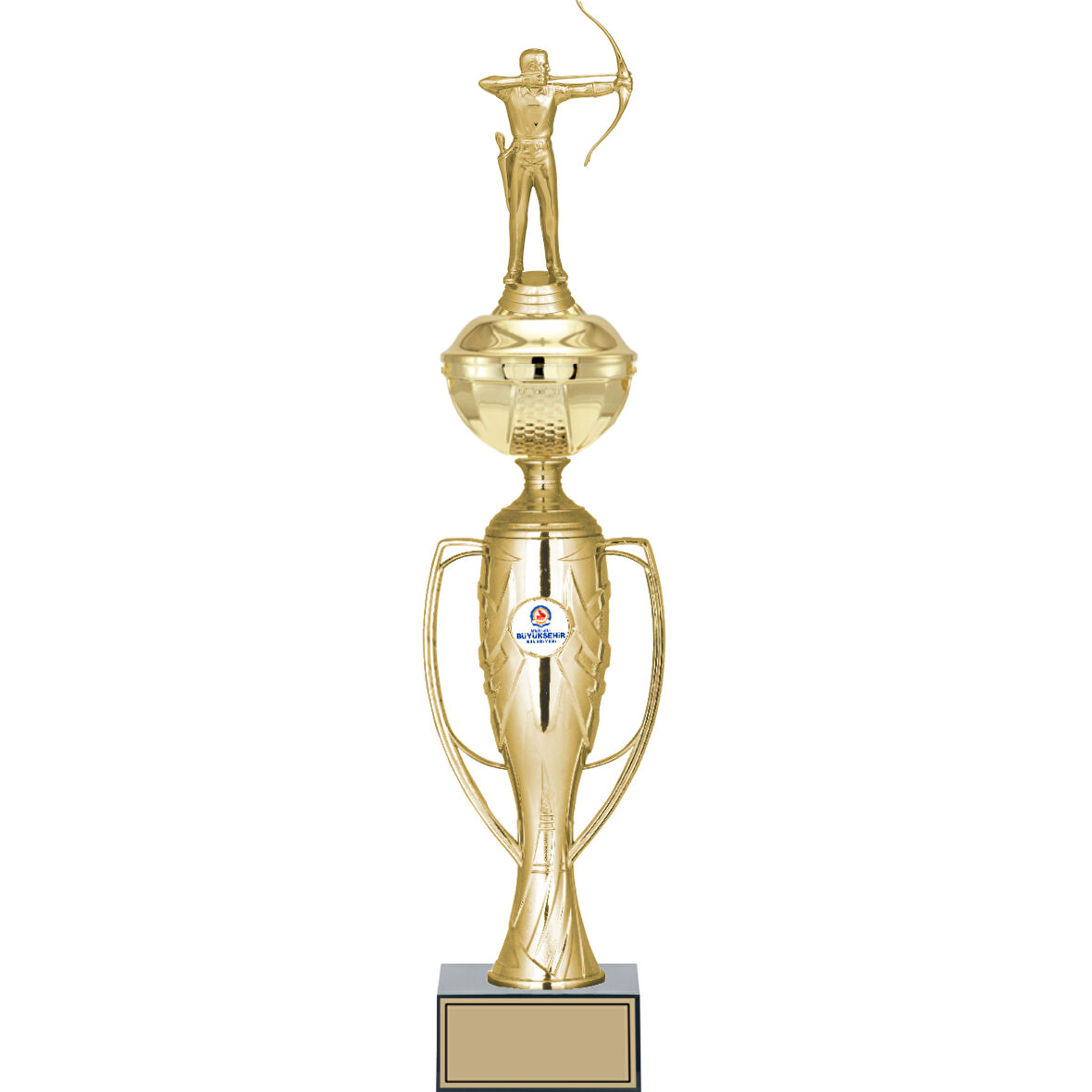 ODAK KUPA - Figürlü Kupalar - Okçu Figürlü Kupalar FG-071 B - 50 cm