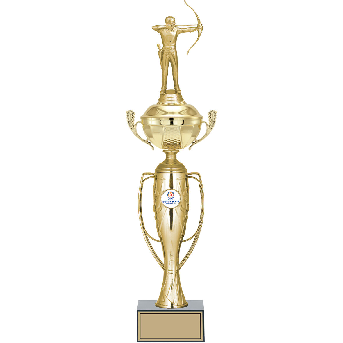 ODAK KUPA - Figürlü Kupalar - Okçu Figürlü Kupalar FG-072 C - 48 cm