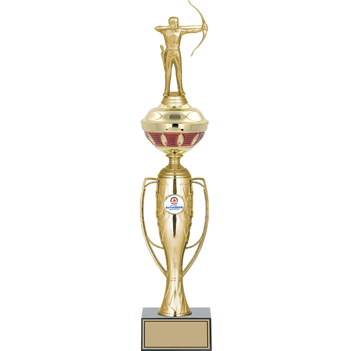 ODAK KUPA - Figürlü Kupalar - Okçu Figürlü Kupalar FG-073 C - 48 cm