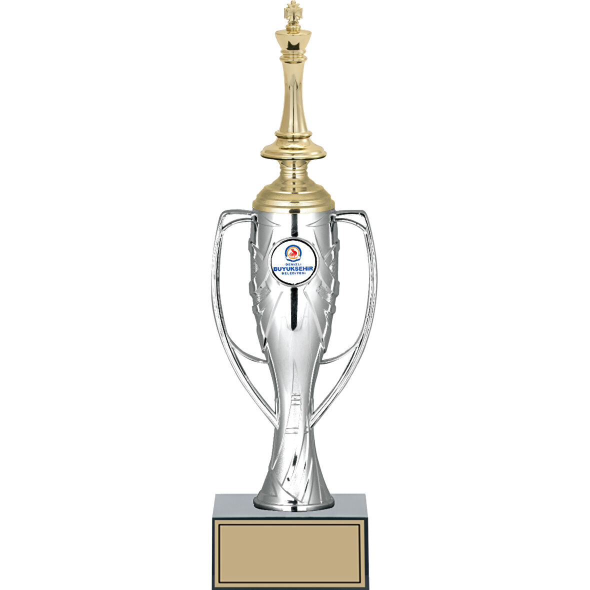 ODAK KUPA - Figürlü Kupalar - Satranç Figürlü Kupalar FG-025 B - 34 cm