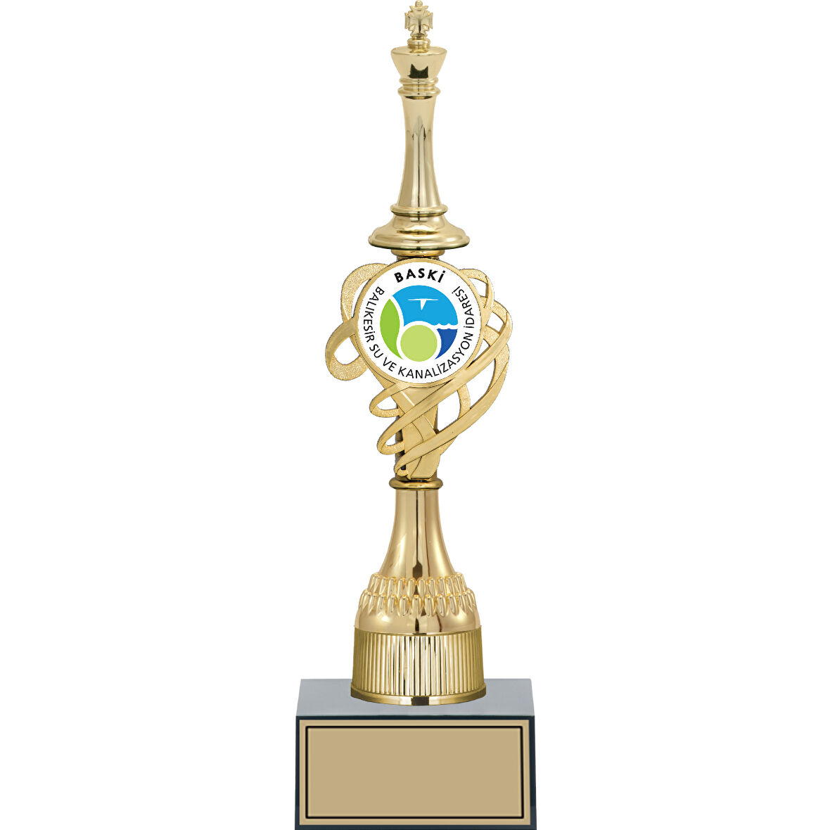 ODAK KUPA - Figürlü Kupalar - Satranç Figürlü Kupalar FG-033 C - 34 cm