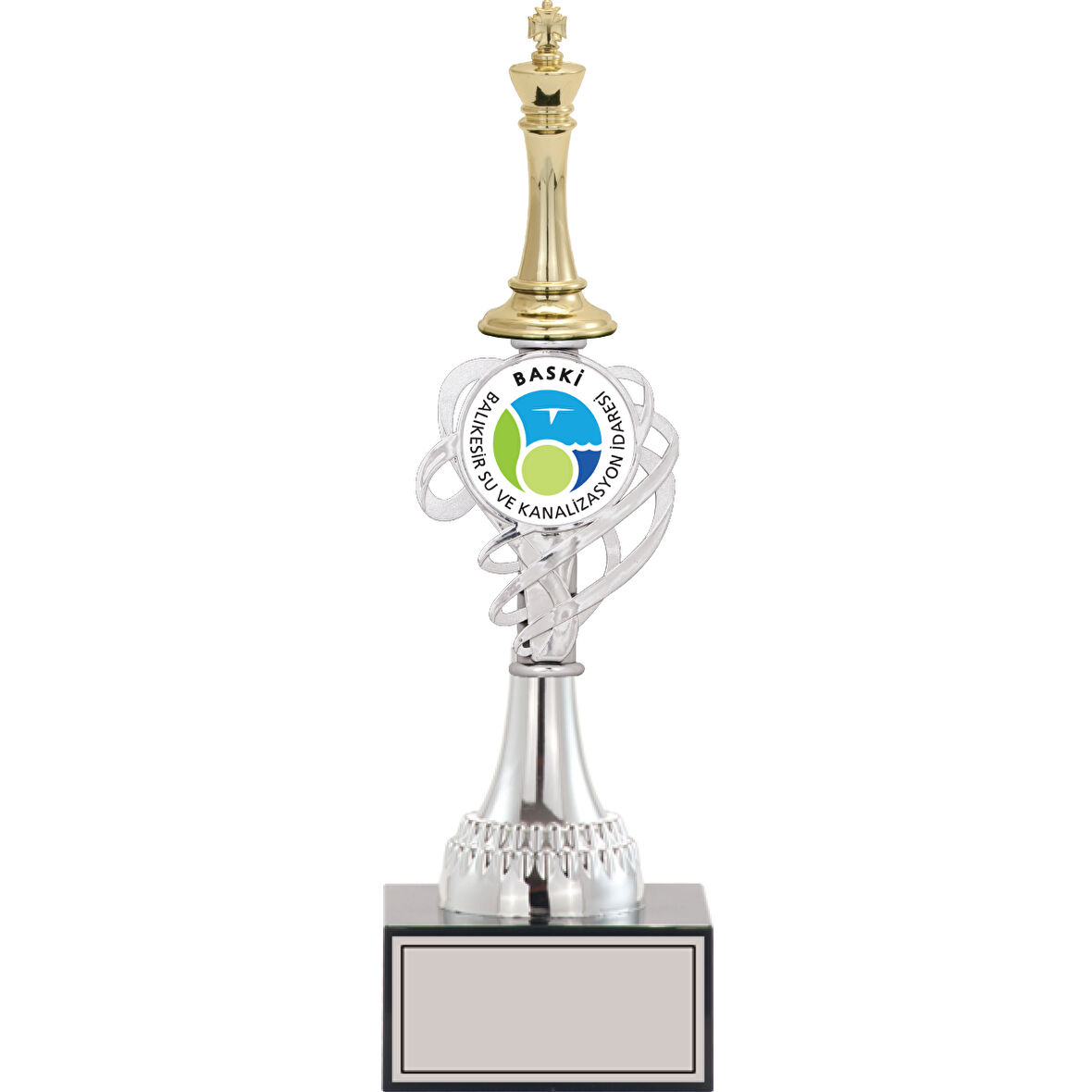 ODAK KUPA - Figürlü Kupalar - Satranç Figürlü Kupalar FG-034 B - 33 cm