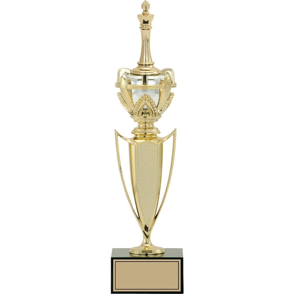 ODAK KUPA - Figürlü Kupalar - Satranç Figürlü Kupalar FG-044 A - 39 cm