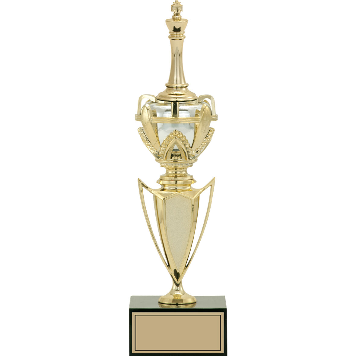 ODAK KUPA - Figürlü Kupalar - Satranç Figürlü Kupalar FG-044 C - 35 cm