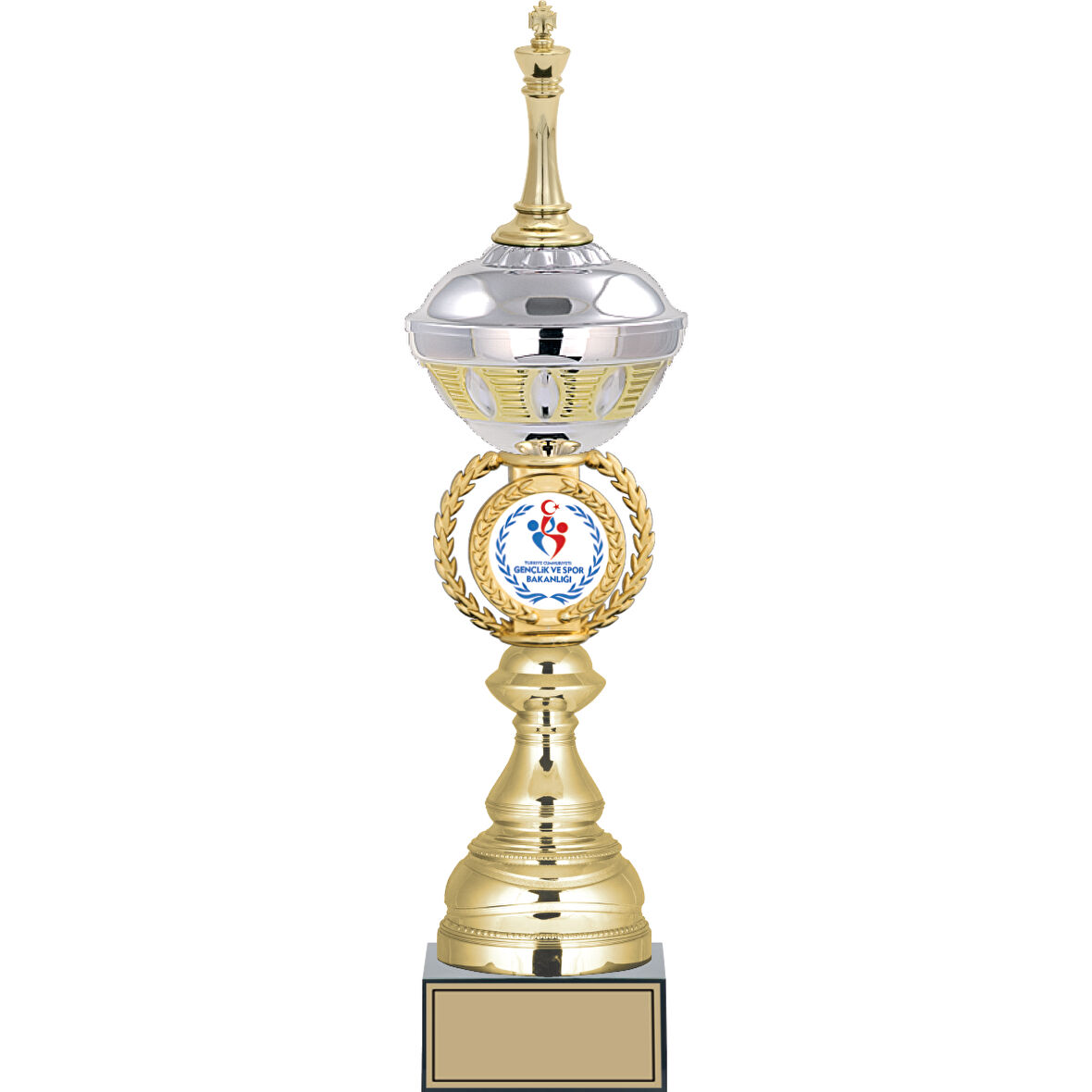 ODAK KUPA - Figürlü Kupalar - Satranç Figürlü Kupalar FG-066 A - 46 cm